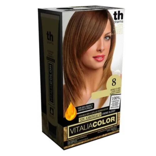 TH-PHARMA Vitalia Color Coloration Capillaire sans Ammoniac Th-Pharma N 8.0 Blond Clair