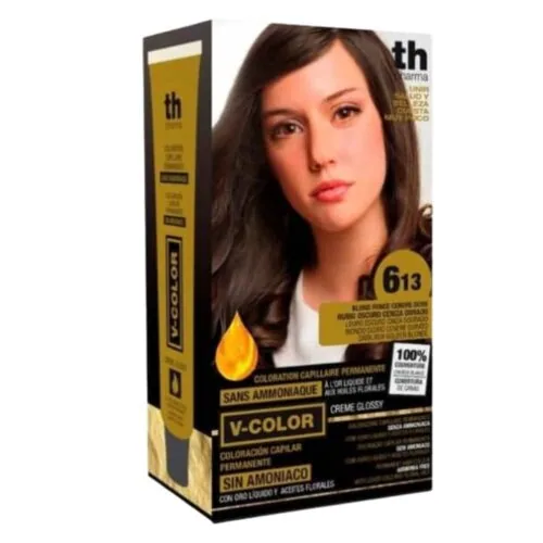 TH-PHARMA Vitalia Color Coloration Capillaire sans Ammoniac Th-Pharma N 6.13 Blond Fonce Cendre Dore