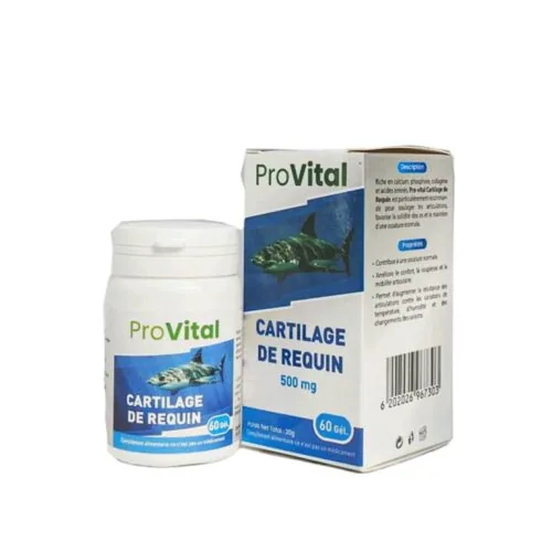 PRO VITAL Cartilage de Requin 500mg 60 Gelules