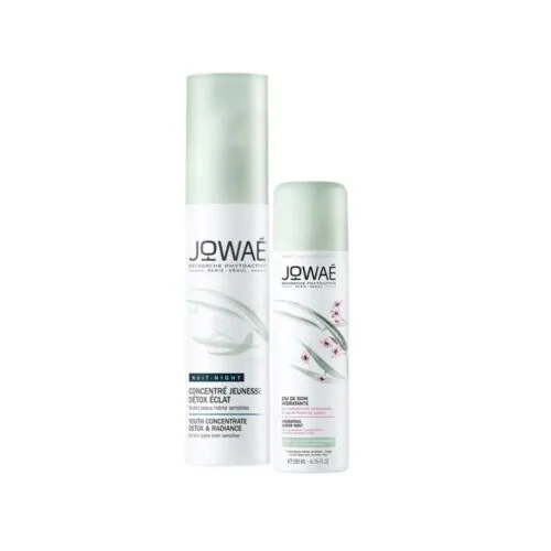 JOWAE Jowae Concentre Jeunesse Detox Eclat Nuit 30ml+Eau de Soin 50ml Pack