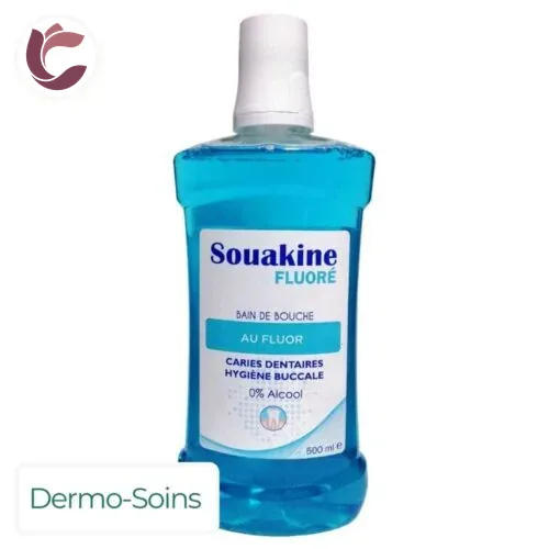 DERMO-SOINS Souakine Bain de Bouche Fluore 500ml