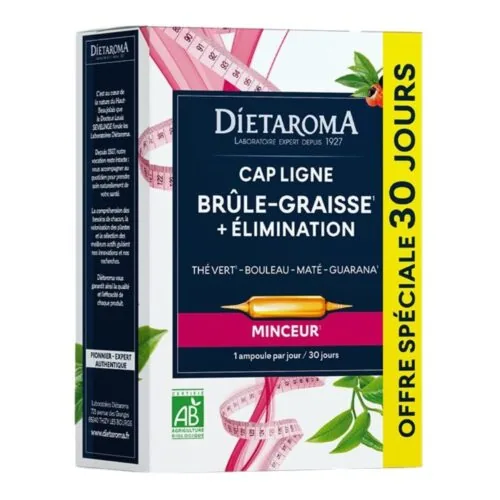 DIETAROMA Cap Ligne Brule-Graisse Ampoules Bio 20+ 10u