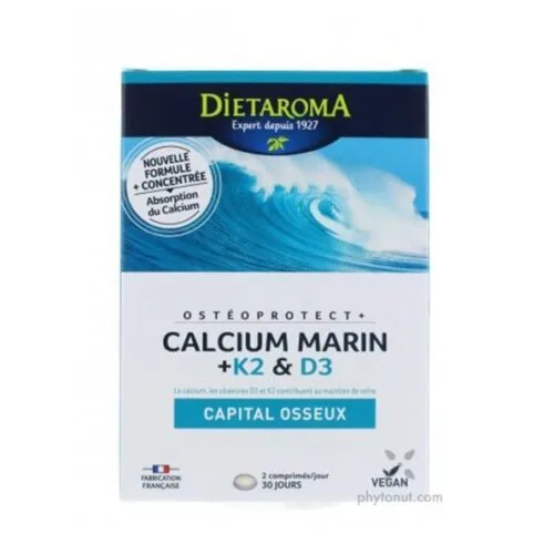 DIETAROMA Calcium Marin +K2 & D3 60cps