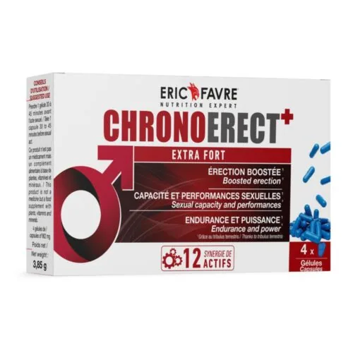 ERIC FAVRE CHRONOERECT EXTRA-FORT 4 GELULES POUR TONUS SEXUEL