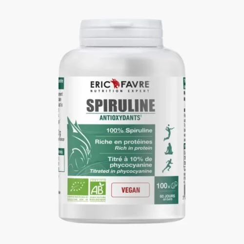 ERIC FAVRE Spiruline Vegan Bio 100 Comprimes