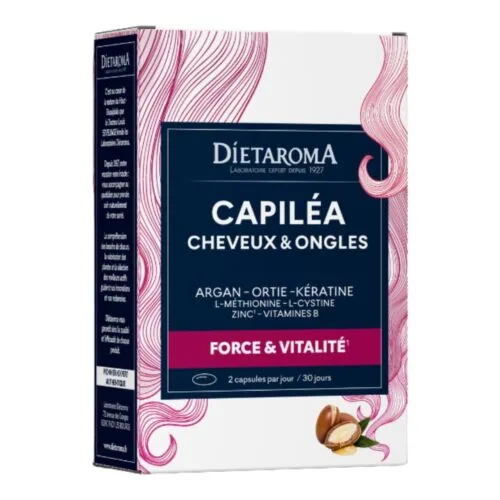 DIETAROMA Capilea Forti Cheveux et Ongles 60 Capsules