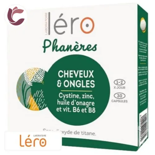 LERO PHANERES Cheveux et Ongles 30 Capsules