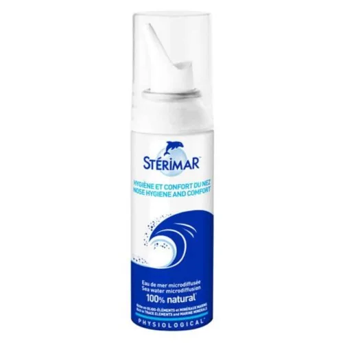 STERIMAR Spray Nasal Hygiene et Confort du Nez Eau de Mer Microdiffusee 50ml
