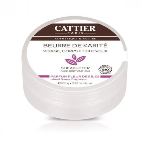 CATTIER Beurre de Karite Fleur des Iles 100g