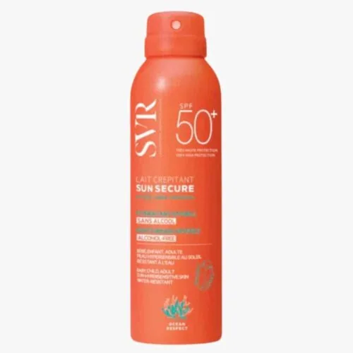 SVR Sun Secure Lait Crepitant en Spray sans Alcool Hydratant Invisible SPF50+ 200ml