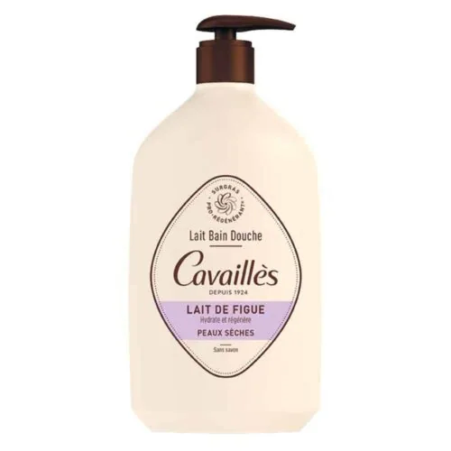 CAVAILLES Lait Bain Douche Lait de Figue sans Savon 400ml