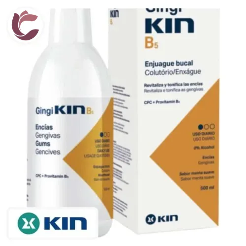 KIN B5 Bain de Bouche Gencives Revitalisant et Tonifiant Usage Quotidien 500ml