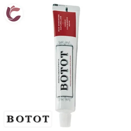 BOTOT Dentifrice Protection Carries et Anti-Plaque Cannelle, Clou de Girofle et Menthe 75ml