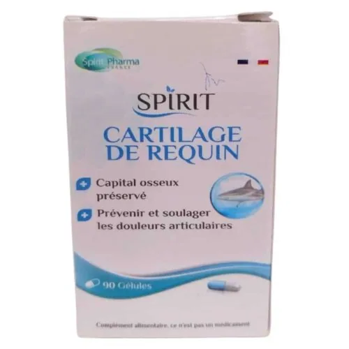 SPIRIT PHARMA Cartilage de Requin Capital Osseux Preserve 90 Gelules