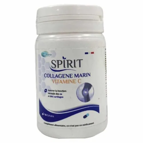 SPIRIT PHARMA Collagene Marin et Vitamine C 90 Gelules