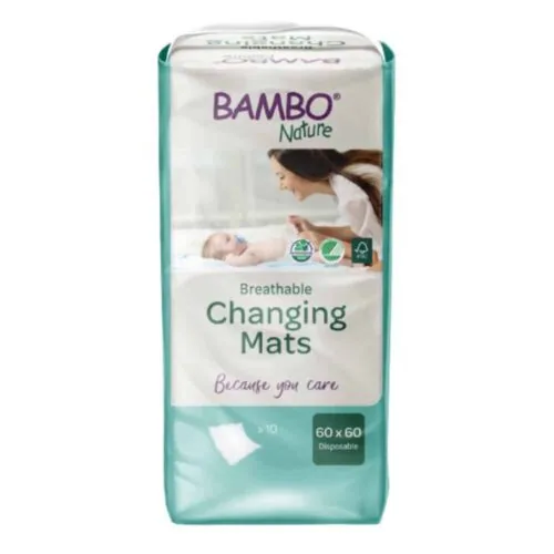 BAMBO NATURE Tapis de Change 60x60cm 10u