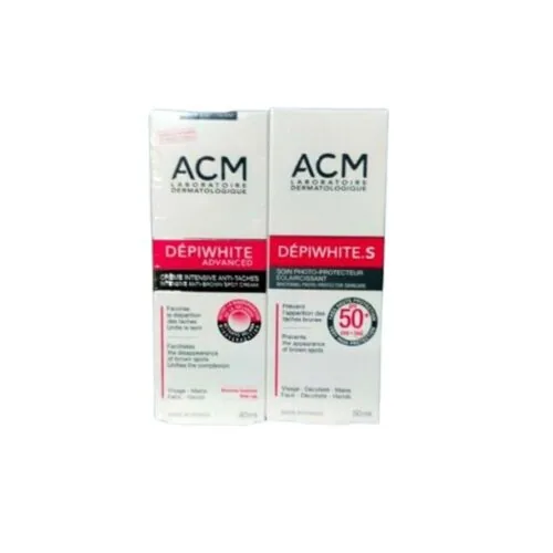 ACM Depiwhite Advanced Creme 40ml+Depiwhite S Spf50+ 50ml Pack