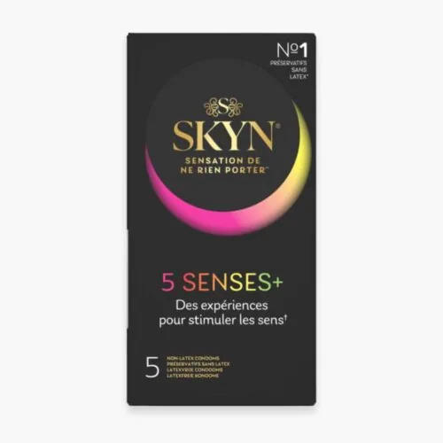 SKYN Preservatif 5 Senses sans Latex 5u