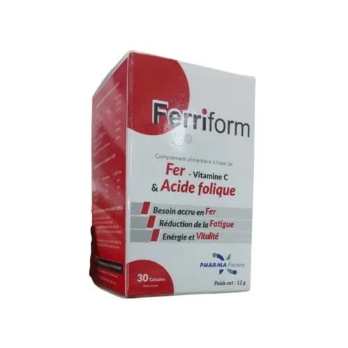 PHARMA FACTORY Ferriform Fer et Acide Folique 30gelules