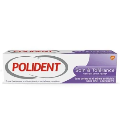 POLIDENT Fix Soin et Tolerance 40g