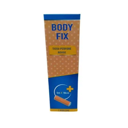 BODY FIX Sparadrap Perfore 5 X 18cm Rouge