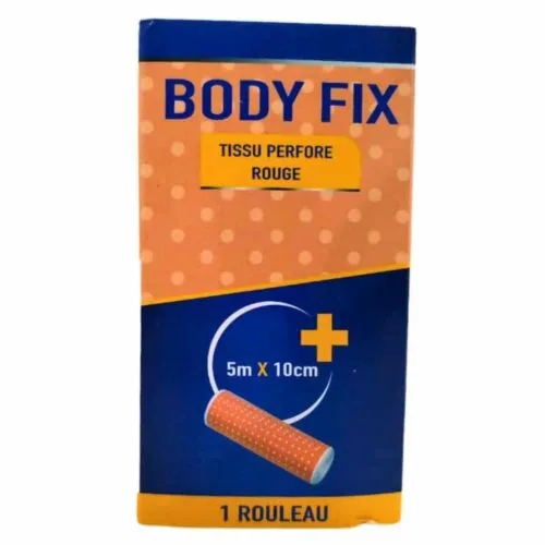 BODY FIX Tissu Perfore Rouge 5mx10cm 1u