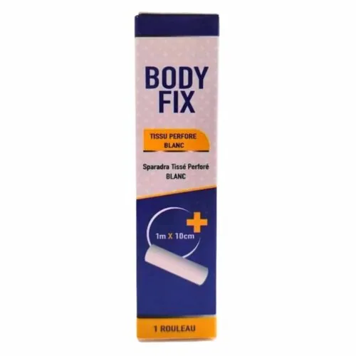 BODY FIX Tissu Perfore Blanc 1mx10cm 1u