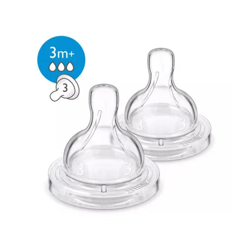 AVENT 2 TETINES- 3M+ / 3T SCF633/27