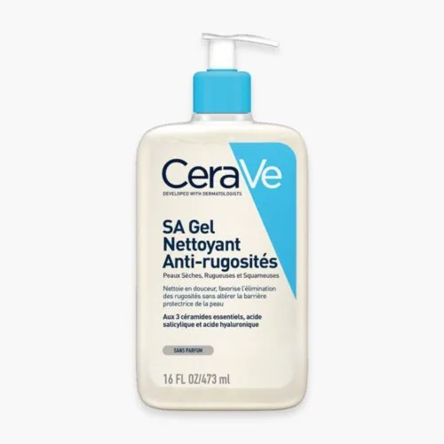 CERAVE SA Gel Nettoyant Anti-Rugosites Peau Seche, Rugueuse et Squameuse 473ml