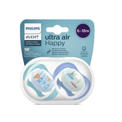 AVENT Sucette Ultra Air 6-18mois Garcon