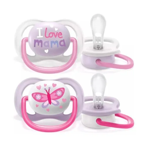 AVENT SUCETTE AIR COLL 0-6M GIRL Mam/bfl Scf080/02