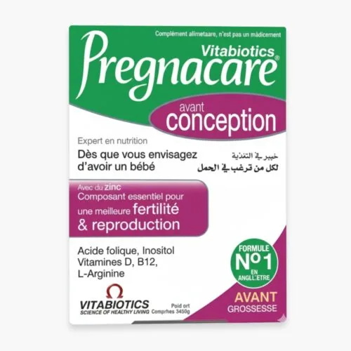 VITABIOTICS Pregnacare Avant la Conception Fertilite et Reproduction 30 Comprimes