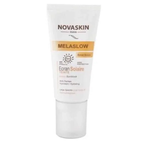 NOVASKIN Melaslow Ecran Solaire Teinte Anti-Taches SPF50+ 50ml