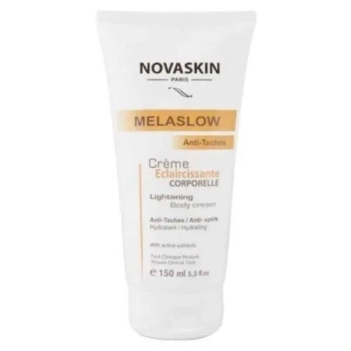 NOVASKIN Melaslow Creme Eclaircissante Anti-Taches Corporelle 150ml