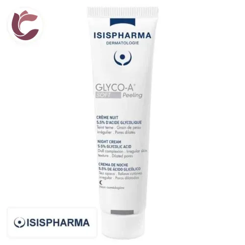 ISISPHARMA Glyco-A Soft Peeling Creme Nuit 5.5% D’acide Glycolique 30ml