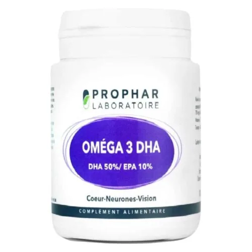 PROPHAR Omega 3 Dha 50% Epa 10% Coeur, Neurones et Vision 100 Capsules