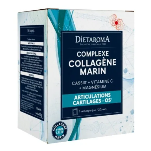 DIETAROMA Complexe Collagene Marin Articulations, Cartilages et Os 20 Sachets