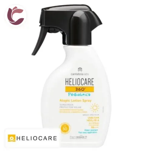 HELIOCARE 360° Pediatrics Lotion-Spray Solaire Peau Atopique SPF50 250ml