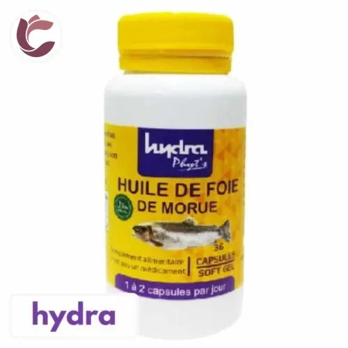 HYDRA PLUS Huile de Foie de Morue 36 Gelules