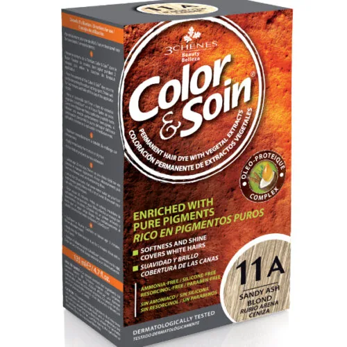 LES 3 CHENES Color et Soin Blond Sable Cendre 11A