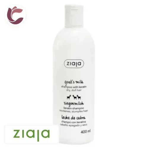 ZIAJA Goat’s Milk Shampoing Fortifiant a la Keratine 400ml