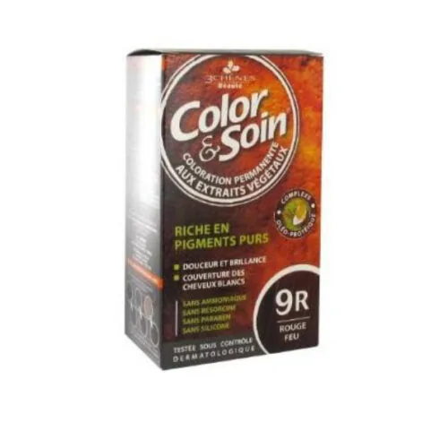 LES 3 CHENES Color et Soin Rouge Feu 9R