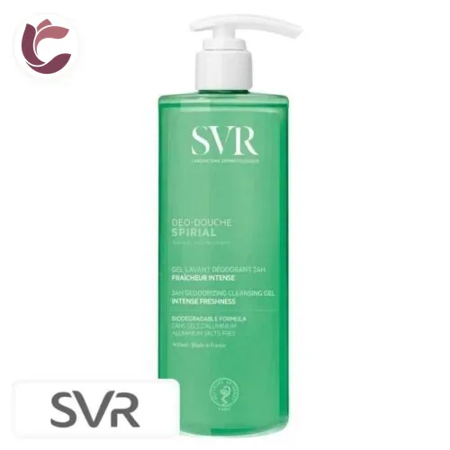 SVR Spirial Deo-Douche Gel Lavant Deodorant 24h Fraicheur Intense 400ml