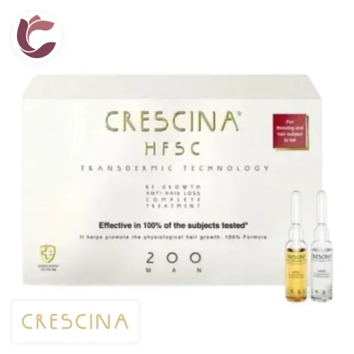 CRESCINA HFSC Homme 200 Traitement Anti-Chute Complet Ampoules 10+ 10u