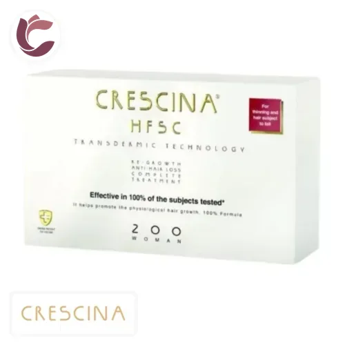 CRESCINA HFSC Femme 200 Traitement Anti-Chute Complet Ampoules 10+ 10u