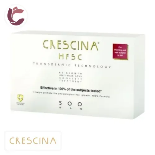 CRESCINA HFSC Homme 500 Traitement Anti-Chute Complet Ampoules 10+ 10u