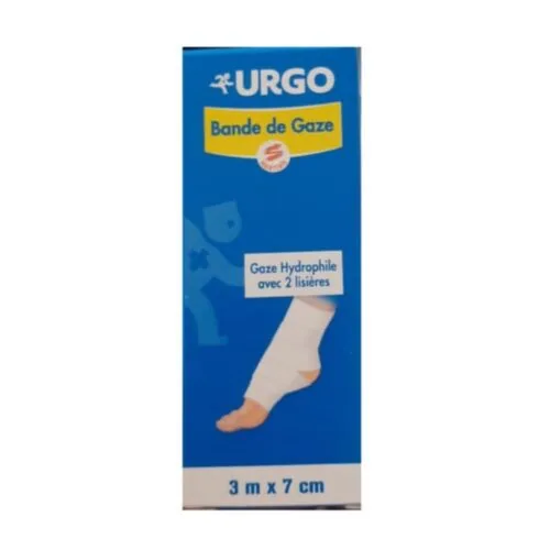 URGO Bande de Gaze Sterisoin 3m*7cm