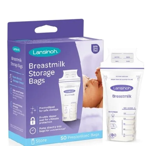 LANSINOH Sachets de Conservation du Lait Maternel 50u
