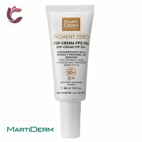 MARTI DERM Pigment Zero Dsp-Creme SPF50+ Depigmentant et Previent les Taches 40ml