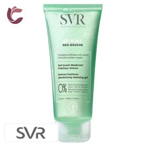 SVR Spirial Deo-Douche Gel Lavant Deodorant 24h Fraicheur Intense 200ml